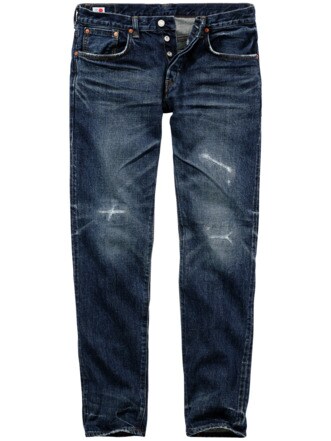 Dark Denim Japan Jeans used blue Detail 1