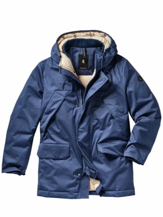 Funtensee-Parka seeblau Detail 1