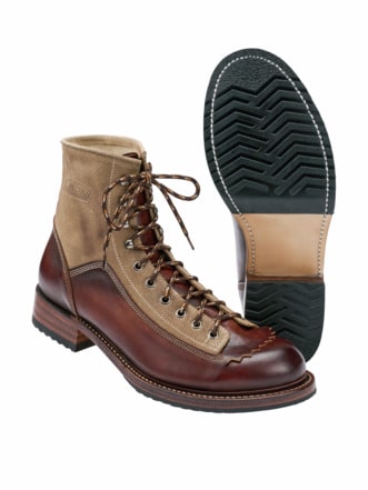 Heritage-Boots marone Detail 1