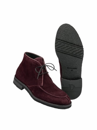 Ducanero Chukka-Boot sauerkirsche Detail 1