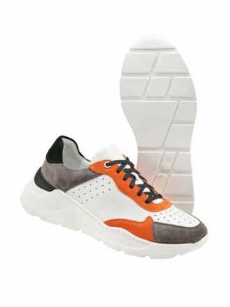 Clockwork Orange Sneaker weiß/orange Detail 1