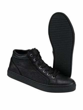 High Top Sneaker Midnight all black Detail 1