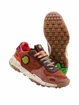 Recycled Sneaker oxide brown Detail 1
