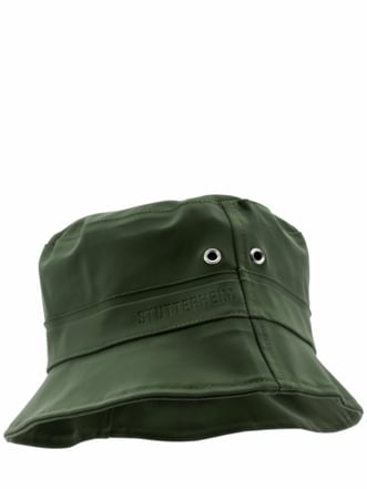 Bucket Hat Stutterheim green Detail 1