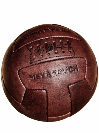 M&E-Heritageball retrobraun Detail 1