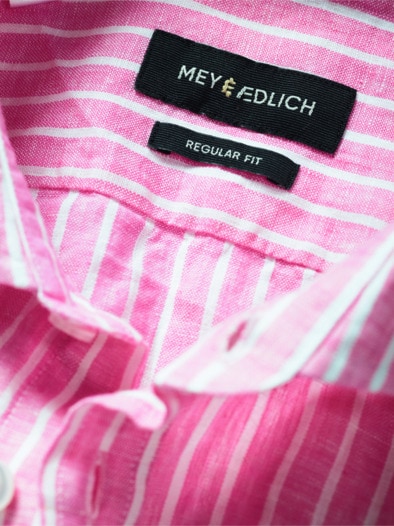 Mittelmeerhemd Streifen rosa