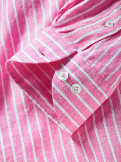 Mittelmeerhemd Streifen rosa