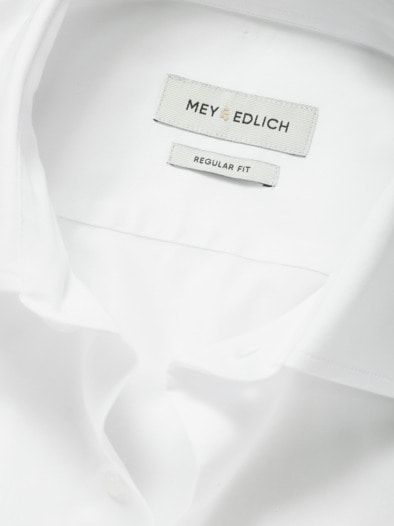 Satin-Hemd R.S.V.P. blanc