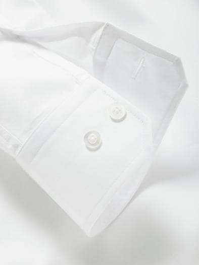 Satin-Hemd R.S.V.P. blanc