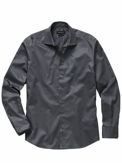 Satin-Hemd R.S.V.P. gris