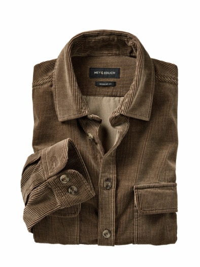 Workwear-Overshirt baumrinde