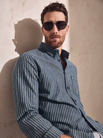 Feierabendlaune-Hemd medium-denim