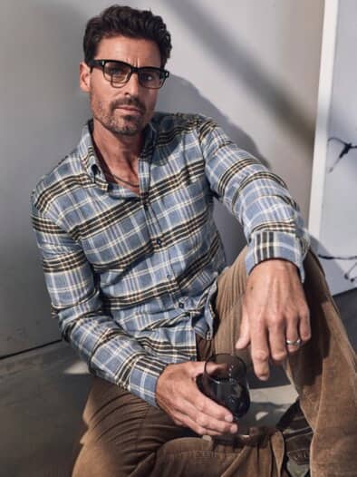 Spezi-Hemd blauquarz-karo