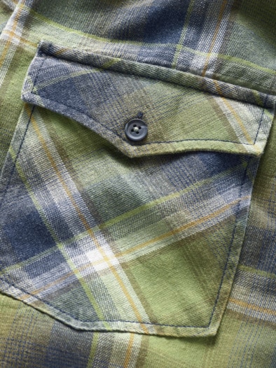 Rodeo-Hemd denim/präriegrün