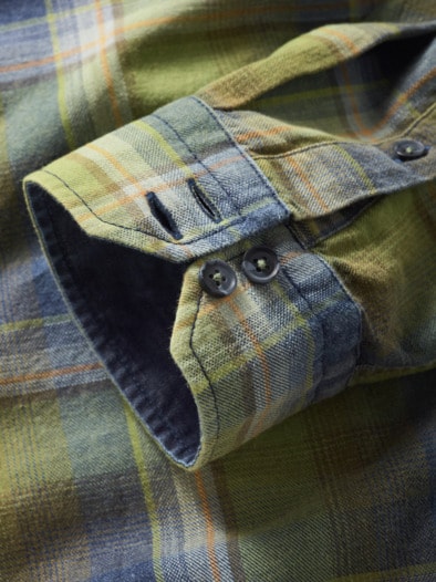 Rodeo-Hemd denim/präriegrün