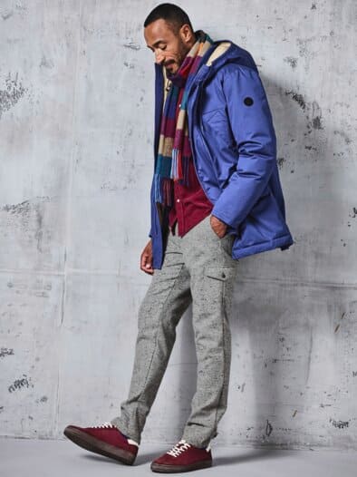 Winterritt-Cordhemd bordeaux