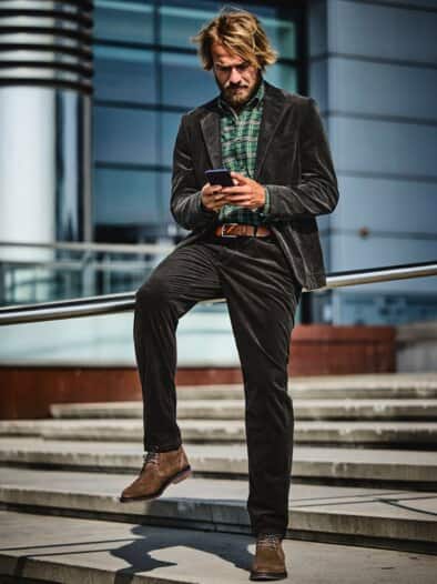 Transformiertes Flanellhemd guavengrün