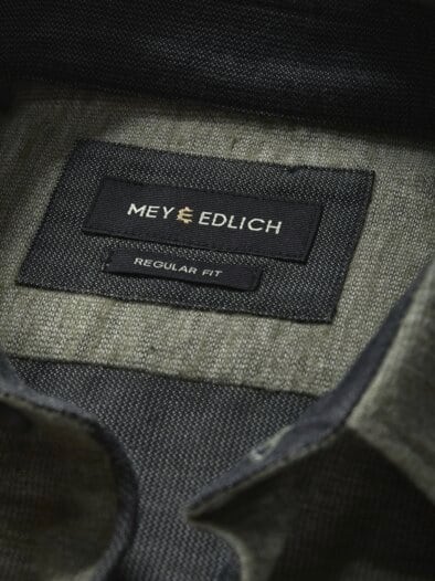 Melange-Hemd salbei-melange