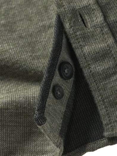 Melange-Hemd salbei-melange