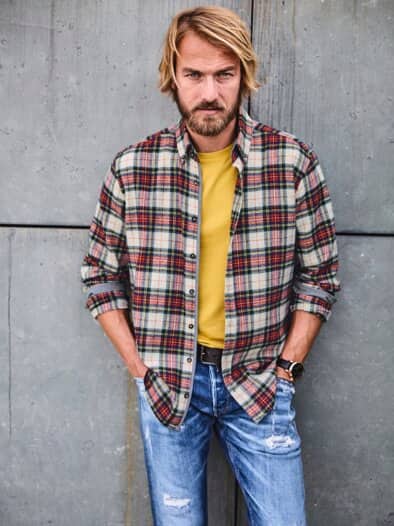 Stewarts Flanellhemd stewart-dress-tartan