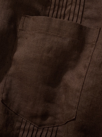 Guayabera-Overshirt tabakblatt