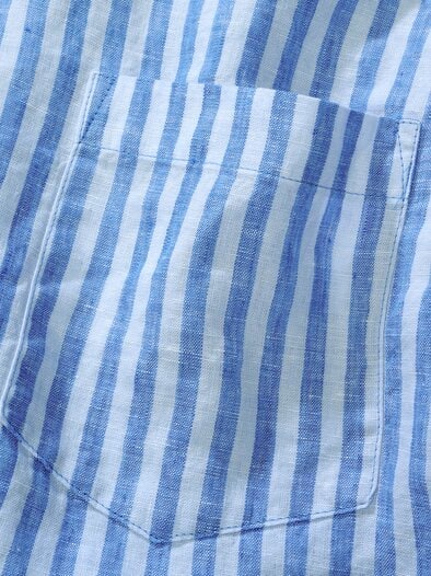 Halsfrei-Siesta-Hemd himmelblau