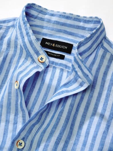 Halsfrei-Siesta-Hemd himmelblau