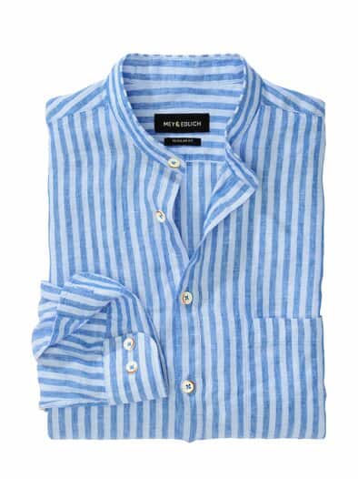 Halsfrei-Siesta-Hemd himmelblau