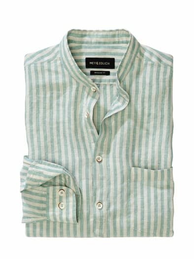 Halsfrei-Siesta-Hemd weidengrün