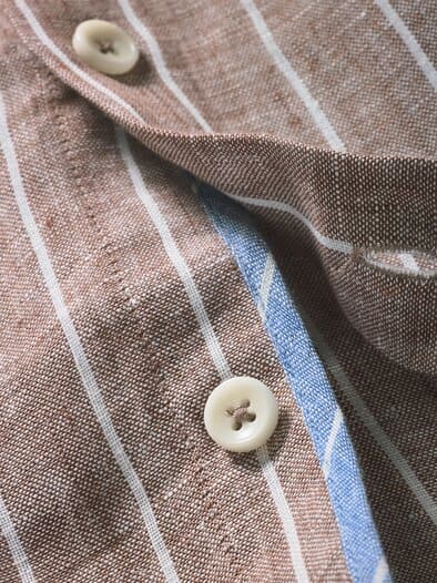 Trastevere-Leinenhemd nussbraun