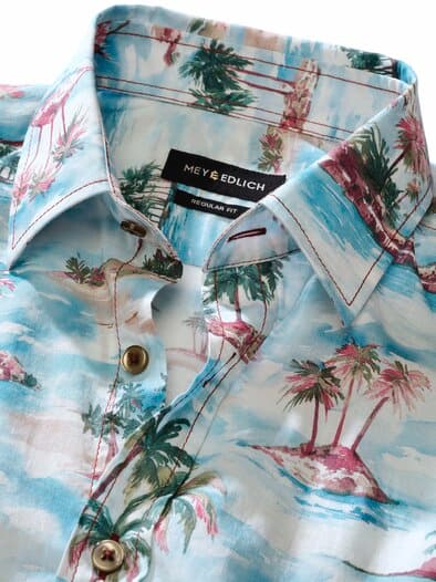 Lagunen-Hemd himmelblau