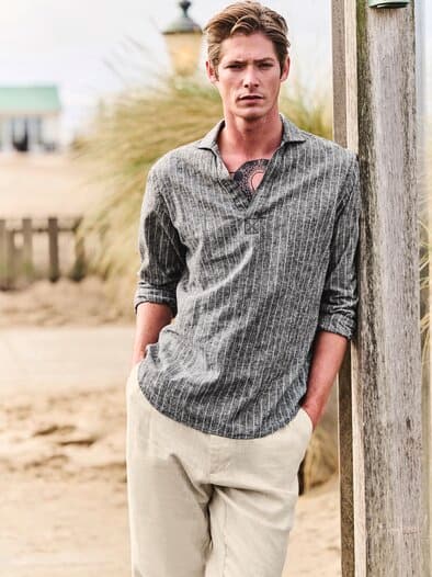 Peaky-Coast-Schlupfhemd kohle