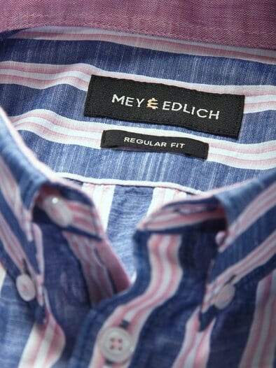 Ägäis-Hemd marine/rosa