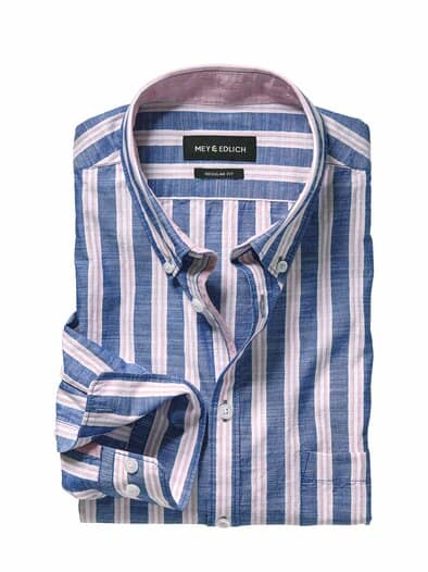 Ägäis-Hemd marine/rosa