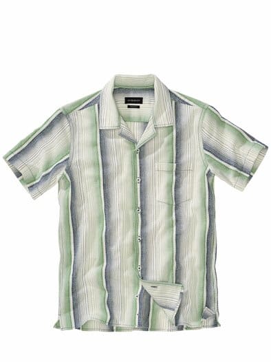 Ibiza-Hemd meerblau/algengrün