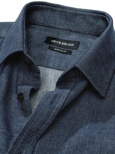 Cambio-Hemdjacke denimblau