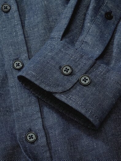 Cambio-Hemdjacke denimblau