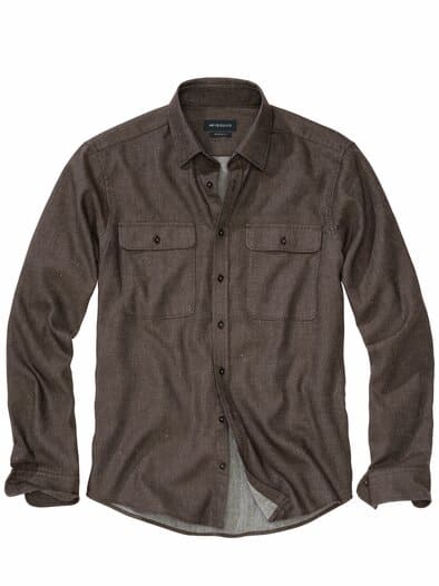 Cambio-Hemdjacke teakbraun