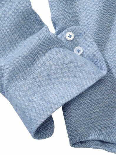 80/20-Flanellhemd himmelblau