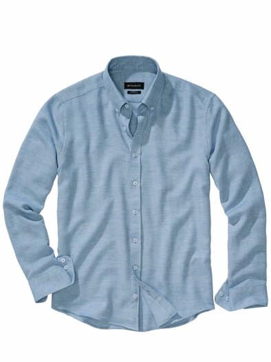 80/20-Flanellhemd himmelblau