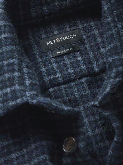 Ponte-Overshirt blauquarz