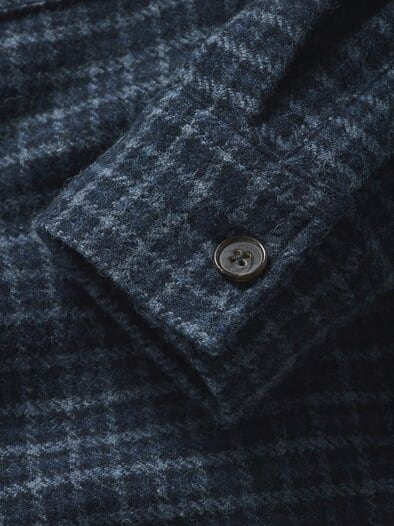 Ponte-Overshirt blauquarz