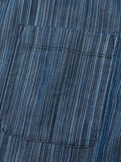 Strichcode-Jeanshemd denim
