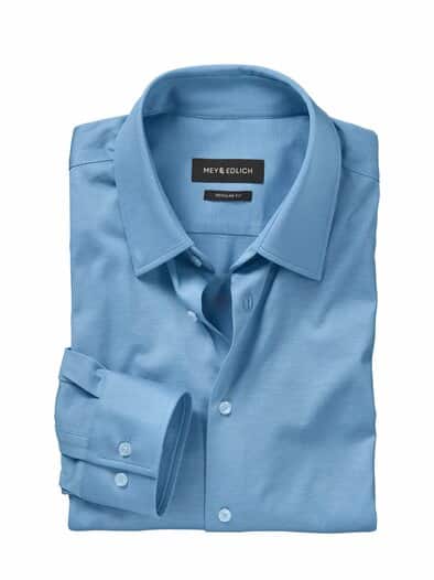 Jersey-Hemd himmelblau