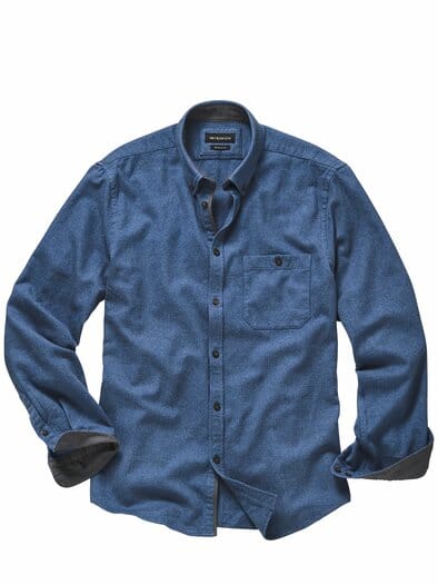 Antreibendes Flanellhemd blauuni-flanellblau