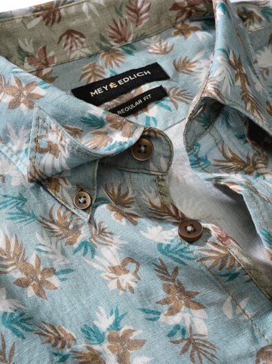 Palmira-Leinenhemd tropenblau