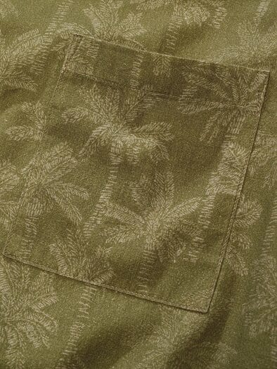 Palmen-Resorthemd palmengrün