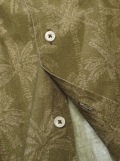 Palmen-Resorthemd palmengrün