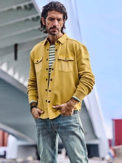 Sweatshirthemdjacke messing