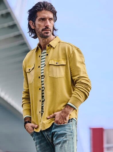 Sweatshirthemdjacke messing